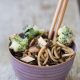 noodles di verdure e tempura